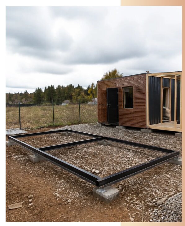 Фундамент для бытовки в Сарове по цене от 15623 р. | БытовкаПрофи-Сро